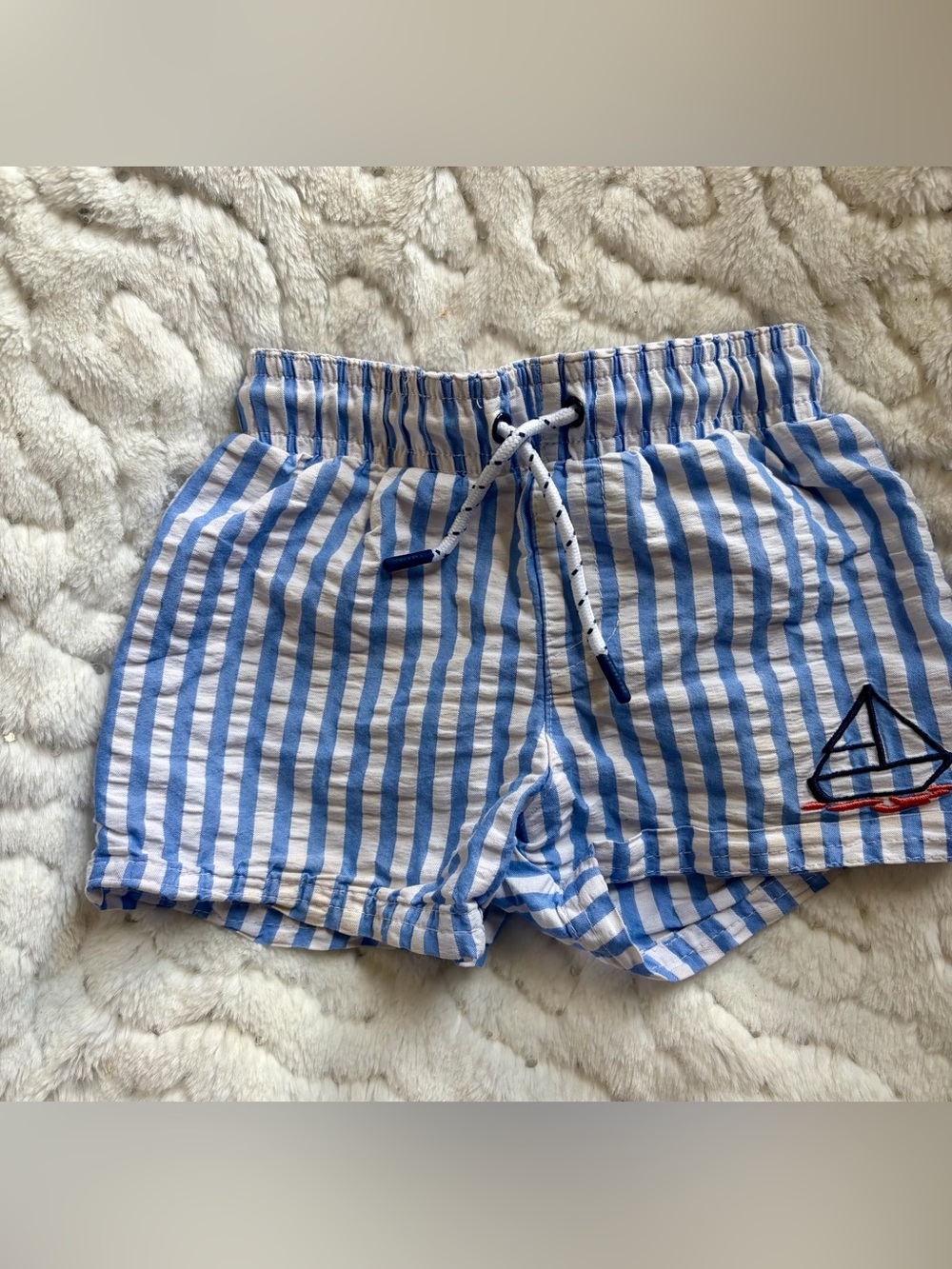 Cat & Jack Boys Swim Trunks — 18M 🩵⛵